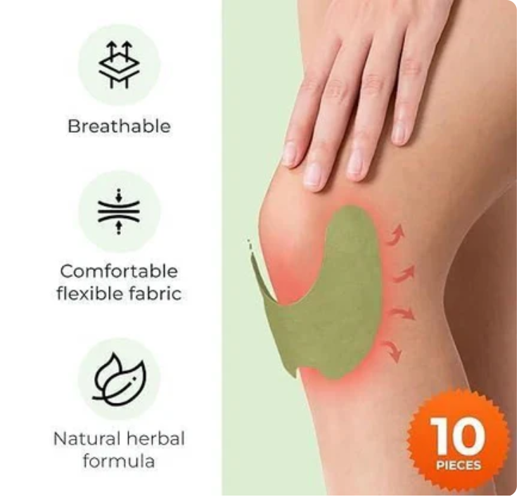 OrthoVeda™ | Herbal Knee Patches | Long-Lasting Relief for Knee Pain & Stiffness