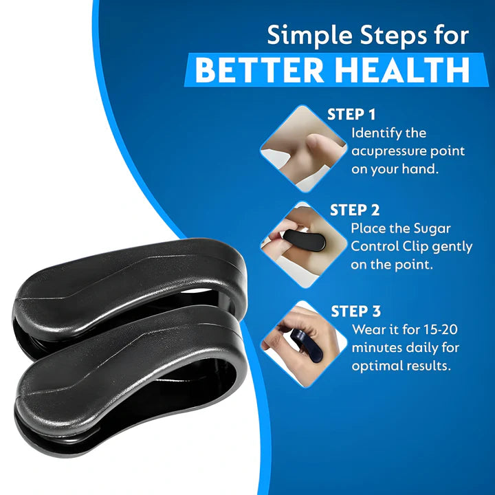 Sugar Control Acupressure Clip