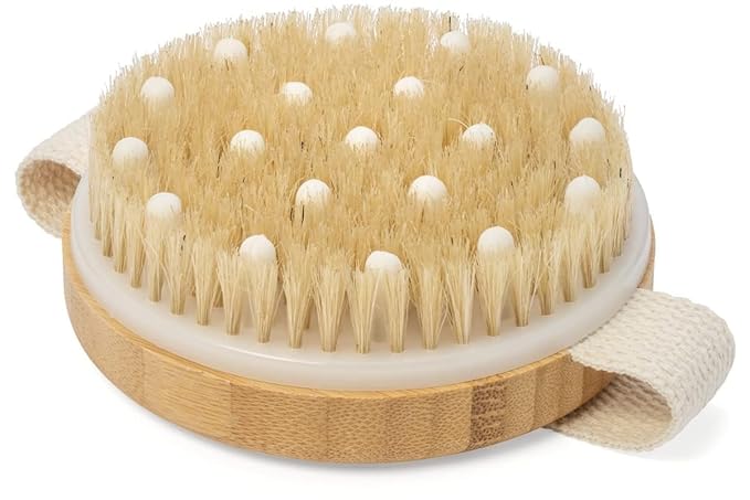 Body Depuffing Wood Brush I Accupressure Nodes | Relieves Cellulite