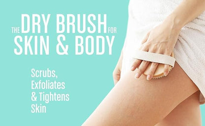 Body Depuffing Wood Brush I Accupressure Nodes | Relieves Cellulite